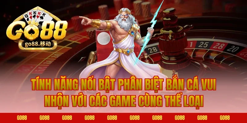 Tính Năng Nổi Bật Phân Biệt Bắn Cá Vui Nhộn Với Các Game Cùng Thể Loại